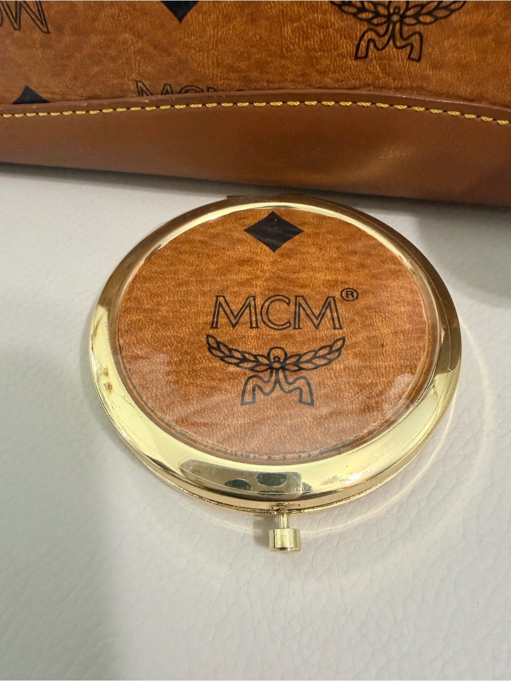 MCM Upcycled mirror with COA
